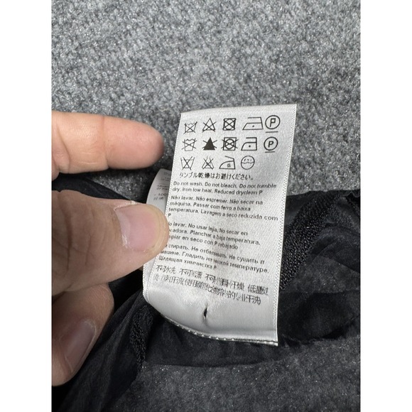 Escada Shirt Womens 36 Black Silk Sheer Embroidered Long Sleeve - Picture 10 of 11